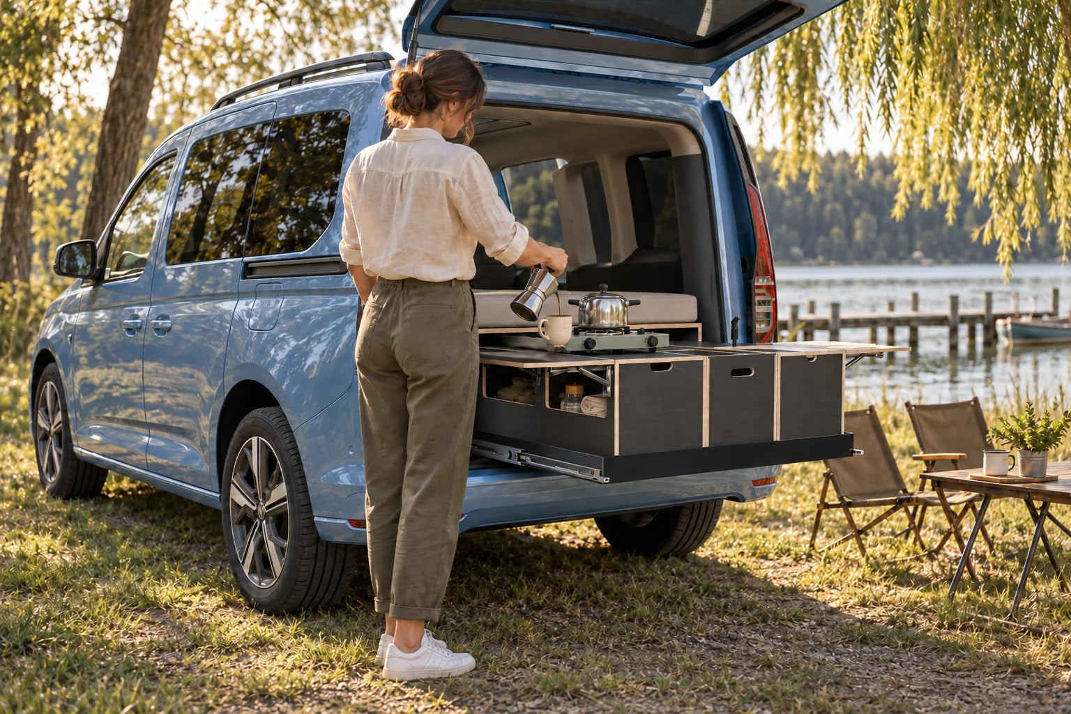 Vollausgestattete Campingküche